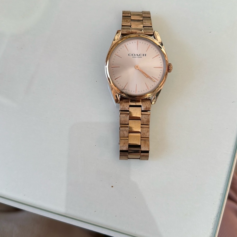 Coach Gold Watch